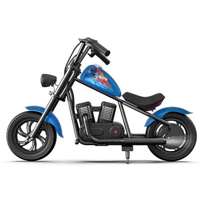 Motocykl elektryczny Hyper GoGo Cruiser 12 Plus BEZ APLIKACJI + Zestaw NIEBIESKICH części zamiennych SUPER BOWL Motocykl elektryczny Hyper GoGo Cruiser 12 Plus BEZ APLIKACJI + Zestaw NIEBIESKICH części zamiennych SUPER BOWL