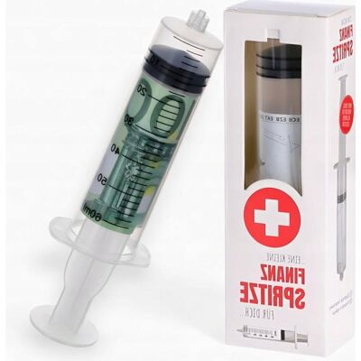 Super Na pieniądze 15x3cm strzykawka dekoracyjna na prezenty Super Na pieniądze 15x3cm strzykawka dekoracyjna na prezenty