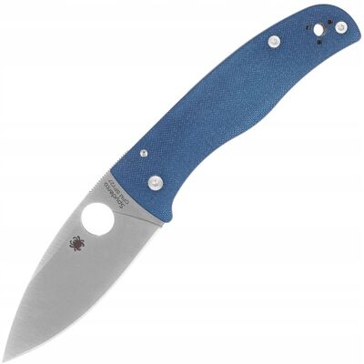 Nóż składany Spyderco Bodacious Cobalt Blue G10, Satin CPM SPY27 by Sal Gle Nóż składany Spyderco Bodacious Cobalt Blue G10, Satin CPM SPY27 by Sal Gle