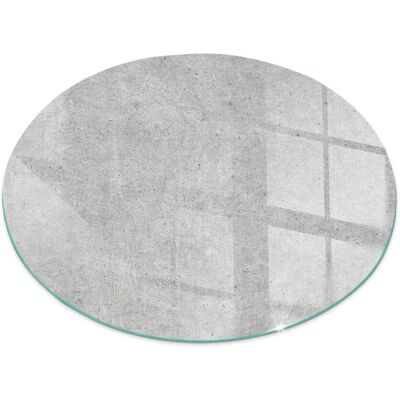 Tulup Ochronne Szkło Hartowane - fi 50 cm Okrągła - Tekstura Surowego Betonu Tulup Ochronne Szkło Hartowane - fi 50 cm Okrągła - Tekstura Surowego Betonu