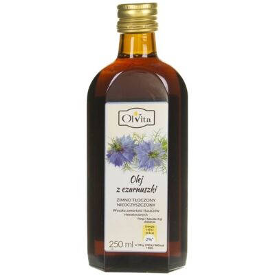 Olej z czarnuszki OLVITA, 250 ml Olej z czarnuszki OLVITA, 250 ml