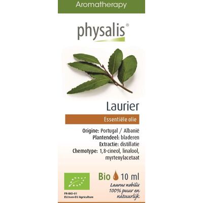 OLEJEK ETERYCZNY WAWRZYN SZLACHETNY (LAURIER) BIO 10 ml - PHYSALIS OLEJEK ETERYCZNY WAWRZYN SZLACHETNY (LAURIER) BIO 10 ml - PHYSALIS