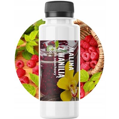 Inny producent Olejek zapachowy MALINA Z WANILIĄ 500g do świec, mydła Inny producent Olejek zapachowy MALINA Z WANILIĄ 500g do świec, mydła