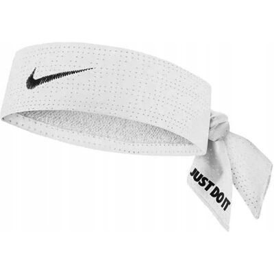 Opaska na głowę Nike Dri-Fit Terry biała N1003466101OS Opaska na głowę Nike Dri-Fit Terry biała N1003466101OS
