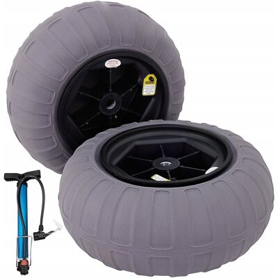 Vevor Opony plażowe balonowe z pvc 40 cm zestaw 2 szt. Vevor Opony plażowe balonowe z pvc 40 cm zestaw 2 szt.