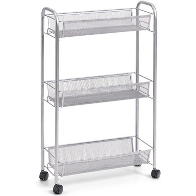 Zeller Organizer do kuchni lub łazienki, metalowy, 44x17x70,5 cm Zeller Organizer do kuchni lub łazienki, metalowy, 44x17x70,5 cm