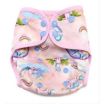 Pupus Otulacz z lamówką - JEDNOROŻCE OS 7-16kg Pupus Otulacz z lamówką - JEDNOROŻCE OS 7-16kg