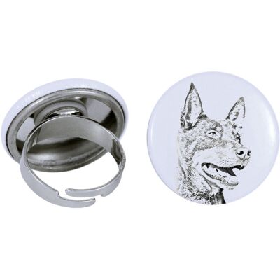 Owczarek australijski kelpie - damska biżuteria z podobizną psa, produkt wykonany ręcznie, możliwość dodanie własnego zdjęcia, marka Art-Dog Owczarek australijski kelpie - damska biżuteria z podobizną psa, produkt wykonany ręcznie, możliwość dodanie własnego zdjęcia, marka Art-Dog