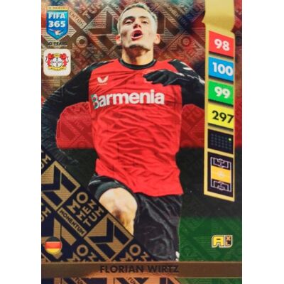 PANINI FIFA 365 2025 MOMENTUM FLORIAN WIRTZ BAYER 04 LEVERKUSEN PANINI FIFA 365 2025 MOMENTUM FLORIAN WIRTZ BAYER 04 LEVERKUSEN