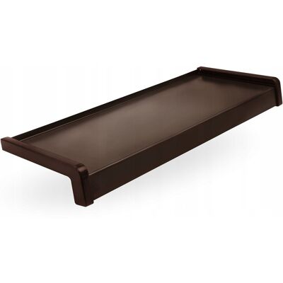 DQ-PP Parapet Zewnętrzny STAL Stalowy ZAŚLEPKI PCV szer. 32,5cm dł. 110cm BRĄZOWY DQ-PP Parapet Zewnętrzny STAL Stalowy ZAŚLEPKI PCV szer. 32,5cm dł. 110cm BRĄZOWY