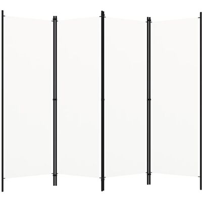 VMP Parawan 4-Panelowy, Biały, 200 X 180 cm VMP Parawan 4-Panelowy, Biały, 200 X 180 cm