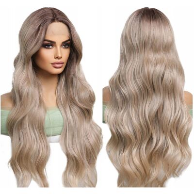 Peruka lace front długa blond fale Peruka lace front długa blond fale