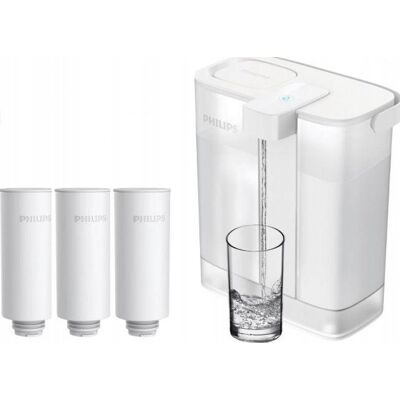 Philips DZBANEK FILTRUJĄCY Z ZESTAWEM 3 FILTRÓW AWP2980WH3/10 Philips DZBANEK FILTRUJĄCY Z ZESTAWEM 3 FILTRÓW AWP2980WH3/10