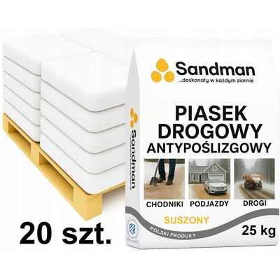 producent niezdefiniowany PIASEK ANTYPOŚLIZGOWY ŚNIEG LÓD Drogi Podjazdy Chodniki SUCHY 500kg 0,5-1,2 producent niezdefiniowany PIASEK ANTYPOŚLIZGOWY ŚNIEG LÓD Drogi Podjazdy Chodniki SUCHY 500kg 0,5-1,2