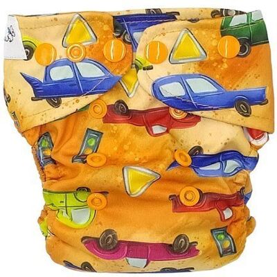 Pupus Pieluszka z kieszonką MINI OS 4-11kg AUTA Pupus Pieluszka z kieszonką MINI OS 4-11kg AUTA