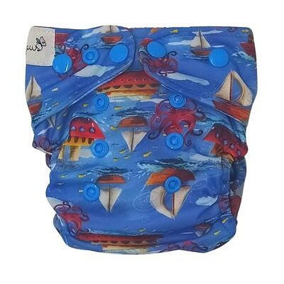 Pupus Pieluszka z kieszonką MINI OS 4-11kg STATKI Pupus Pieluszka z kieszonką MINI OS 4-11kg STATKI