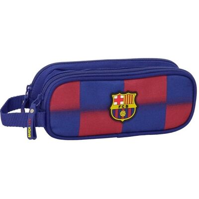 Safta Piórnik szkolny kibica FC Barcelona Barca podwójny saszetka oficjalna kolekcja klubowa 812529513 Safta Piórnik szkolny kibica FC Barcelona Barca podwójny saszetka oficjalna kolekcja klubowa 812529513