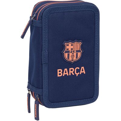Safta Piórnik szkolny potrójny z wyposażeniem 37 elementów kibica FC Barcelona Barca oficjalna licencjonowa kolekcja klubowa Safta Piórnik szkolny potrójny z wyposażeniem 37 elementów kibica FC Barcelona Barca oficjalna licencjonowa kolekcja klubowa