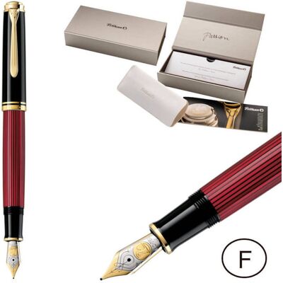 Pióro wieczne Souverän M800 F Black-Red na prezent premium FWI PELIKAN Pióro wieczne Souverän M800 F Black-Red na prezent premium FWI PELIKAN