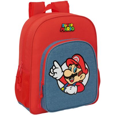 Safta Plecak dziecięcy Super Mario 38 cm z regulowanymi szelkami Safta Plecak dziecięcy Super Mario 38 cm z regulowanymi szelkami
