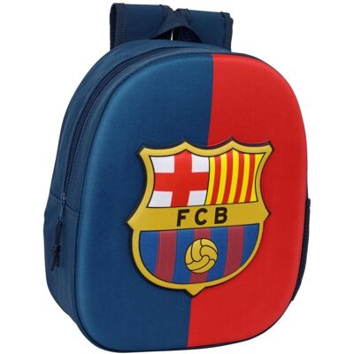 Safta Plecak dziecięcy szkolny dla przedszkolaka wzór 3D FC Barcelona Barca oficjalna kolekcja kibica Safta Plecak dziecięcy szkolny dla przedszkolaka wzór 3D FC Barcelona Barca oficjalna kolekcja kibica