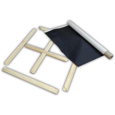 Inny producent Podobrazie Bawełniane czarne 170x250cm komplet zrób to sam Inny producent Podobrazie Bawełniane czarne 170x250cm komplet zrób to sam