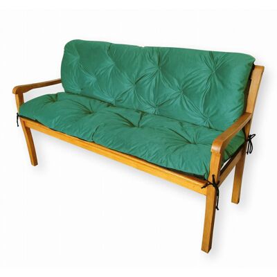 4L Textil Poduszki na meble ogrodowe z oparciem, 150x50x50 cm, Zielony 4L Textil Poduszki na meble ogrodowe z oparciem, 150x50x50 cm, Zielony