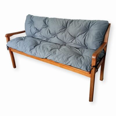 4L Textil Poduszki na meble ogrodowe z oparciem, 180x60x50 cm, Grafit 4L Textil Poduszki na meble ogrodowe z oparciem, 180x60x50 cm, Grafit