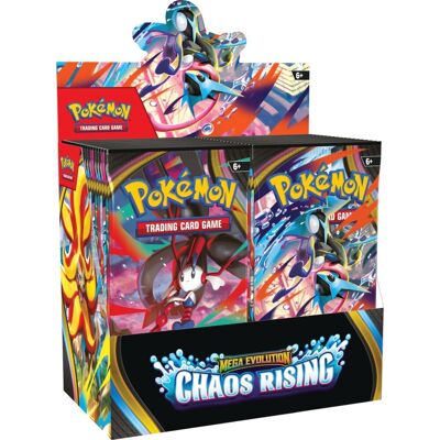 Pokemon Company International Pokemon TCG: Mega Evolution - Chaos Rising - Booster Display (36) Pokemon Company International Pokemon TCG: Mega Evolution - Chaos Rising - Booster Display (36)