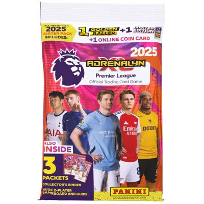 Panini Premier League 2025 Mega Starter Pack - Zestaw kart Panini Premier League 2025 Mega Starter Pack - Zestaw kart