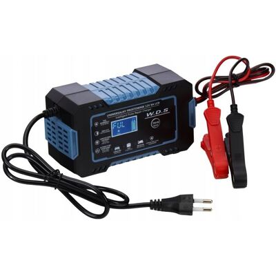 Prostownik Uniwersalny 12V LCD do Akumulatorów 4 Tryby Ładowania Kraft&Dele Prostownik Uniwersalny 12V LCD do Akumulatorów 4 Tryby Ładowania Kraft&Dele