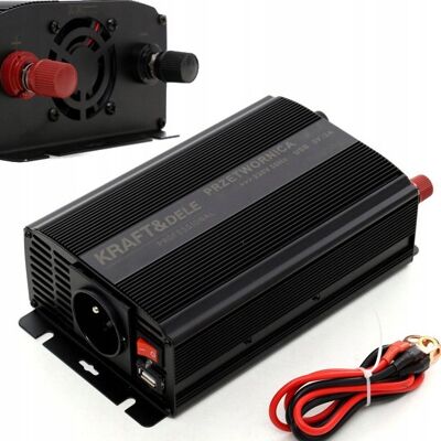 KRAFT&DELE Przetwornica Samochodowa Napięcia 12V 230V 700W KRAFT&DELE Przetwornica Samochodowa Napięcia 12V 230V 700W