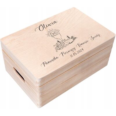 Creative Pudełko na prezent pierwsza komunia koperty pamiątki biblia nadruk 30x20 Creative Pudełko na prezent pierwsza komunia koperty pamiątki biblia nadruk 30x20