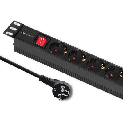 Qoltec Listwa zasilająca do szafy RACK 1U 16A PDU 8xSCHUKO 2m Qoltec Listwa zasilająca do szafy RACK 1U 16A PDU 8xSCHUKO 2m