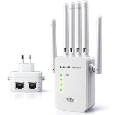 Qoltec repeater WiFi 6 AX1200 6 anten Qoltec repeater WiFi 6 AX1200 6 anten