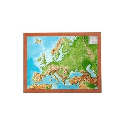 Mitac Relief Europa 1:16 MIO mit Holzrahmen Mitac Relief Europa 1:16 MIO mit Holzrahmen