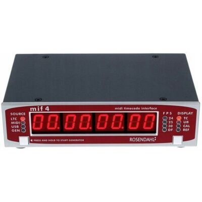 Inny producent Rosendahl MIF4 interfejs MIDI Timecode MTC LTC USB-MIDI XLR Inny producent Rosendahl MIF4 interfejs MIDI Timecode MTC LTC USB-MIDI XLR