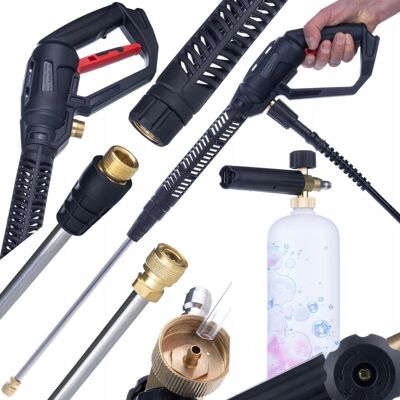 Inny producent Rosfix Zestaw Pistolet Pro Clean Gun PCG1 + Lanca + Pianownica 1000ml – Wysoka Jakość Kompatybilność z Myjkami M22 Ciśnienie do 4000 PSI Inny producent Rosfix Zestaw Pistolet Pro Clean Gun PCG1 + Lanca + Pianownica 1000ml – Wysoka Jakość Kompatybilność z Myjkami M22 Ciśnienie do 4000 PSI