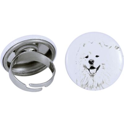 Samojed, Samoyed, Samojedskaja - damska biżuteria z podobizną psa, produkt wykonany ręcznie, możliwość dodanie własnego zdjęcia, marka Art-Dog Samojed, Samoyed, Samojedskaja - damska biżuteria z podobizną psa, produkt wykonany ręcznie, możliwość dodanie własnego zdjęcia, marka Art-Dog