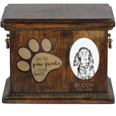 Seter szkocki, Gordon setter - skrzynia pamiątkowa psa, personalizowana skrzynia ze zdjęciem, skrzynia ze zdjęciem psa marki Art-Dog Seter szkocki, Gordon setter - skrzynia pamiątkowa psa, personalizowana skrzynia ze zdjęciem, skrzynia ze zdjęciem psa marki Art-Dog