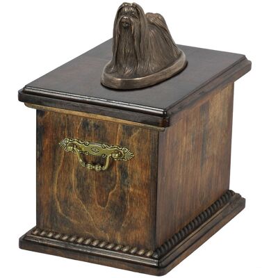 Shih Tzu, Shi tsu, Shi-Tzu, Szi-cu, Szitzu - skrzynia pamiątkowa psa, skrzynia ze statuetką, elegancka skrzynia w klasycznym stylu marki Art-Dog Shih Tzu, Shi tsu, Shi-Tzu, Szi-cu, Szitzu - skrzynia pamiątkowa psa, skrzynia ze statuetką, elegancka skrzynia w klasycznym stylu marki Art-Dog