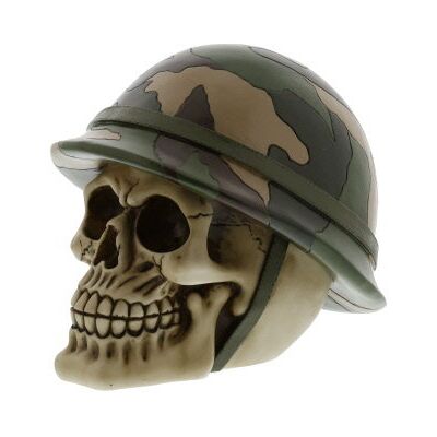 OOTB Skarbonka Skull Czaszka Żołnierz Marines 17X16X15Cm OOTB Skarbonka Skull Czaszka Żołnierz Marines 17X16X15Cm