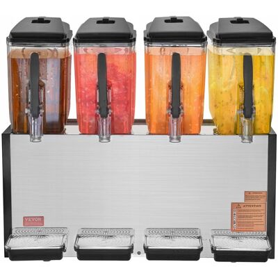 Vevor Slushy Maker Granitor Maszyna Do Napojów Lodowych Sorbetu I Lodów 4 X 12L Vevor Slushy Maker Granitor Maszyna Do Napojów Lodowych Sorbetu I Lodów 4 X 12L