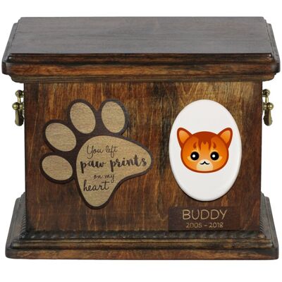 Somali - skrzynia pamiątkowa kota, personalizowana skrzynia, pamiątkowe pudełko na kocie pamiątki marki Art-Dog Somali - skrzynia pamiątkowa kota, personalizowana skrzynia, pamiątkowe pudełko na kocie pamiątki marki Art-Dog