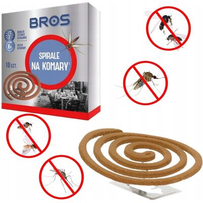 SPIRALE NA KOMARY I MESZKI BROS 20SZT OCHRONA OGRÓD TARAS KEMPING SPIRALE NA KOMARY I MESZKI BROS 20SZT OCHRONA OGRÓD TARAS KEMPING