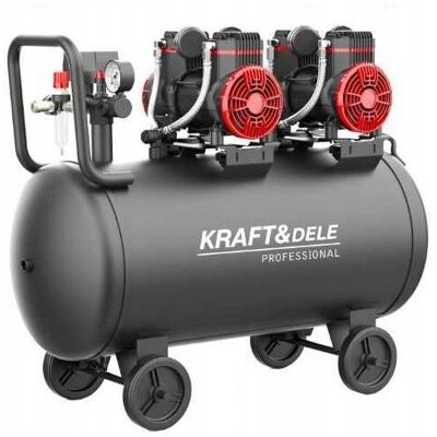 KRAFT&DELE SPRĘŻARKA KOMPRESOR 100L CICHY BEZOLEJOWY 2 POMPY 230V KRAFT&DELE SPRĘŻARKA KOMPRESOR 100L CICHY BEZOLEJOWY 2 POMPY 230V