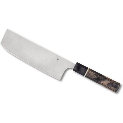 Spyderco Itamae Nakiri - Kolekcja Murray Carter - Czarny/Brown - Nóż kuchenny Spyderco Itamae Nakiri - Kolekcja Murray Carter - Czarny/Brown - Nóż kuchenny