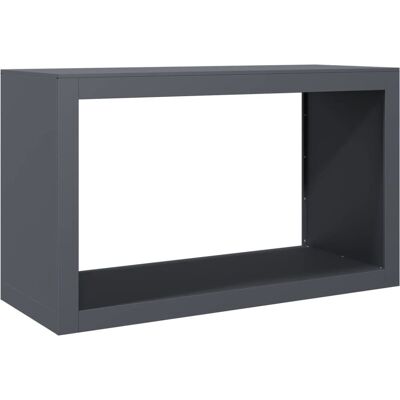 VMP Stojak na drewno opałowe, antracytowy, 100x40x60 cm, stalowy VMP Stojak na drewno opałowe, antracytowy, 100x40x60 cm, stalowy