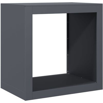 VMP Stojak na drewno opałowe, antracytowy, 60x40x60 cm, stalowy VMP Stojak na drewno opałowe, antracytowy, 60x40x60 cm, stalowy