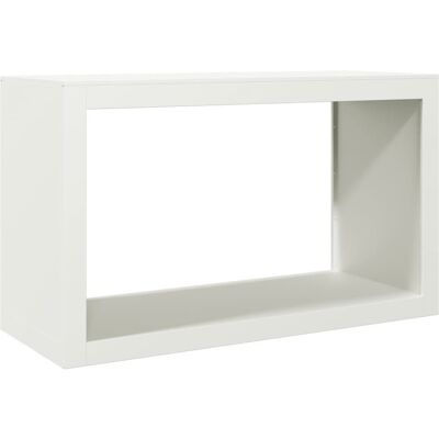 VMP Stojak na drewno opałowe, biały, 100x40x60 cm, stalowy VMP Stojak na drewno opałowe, biały, 100x40x60 cm, stalowy